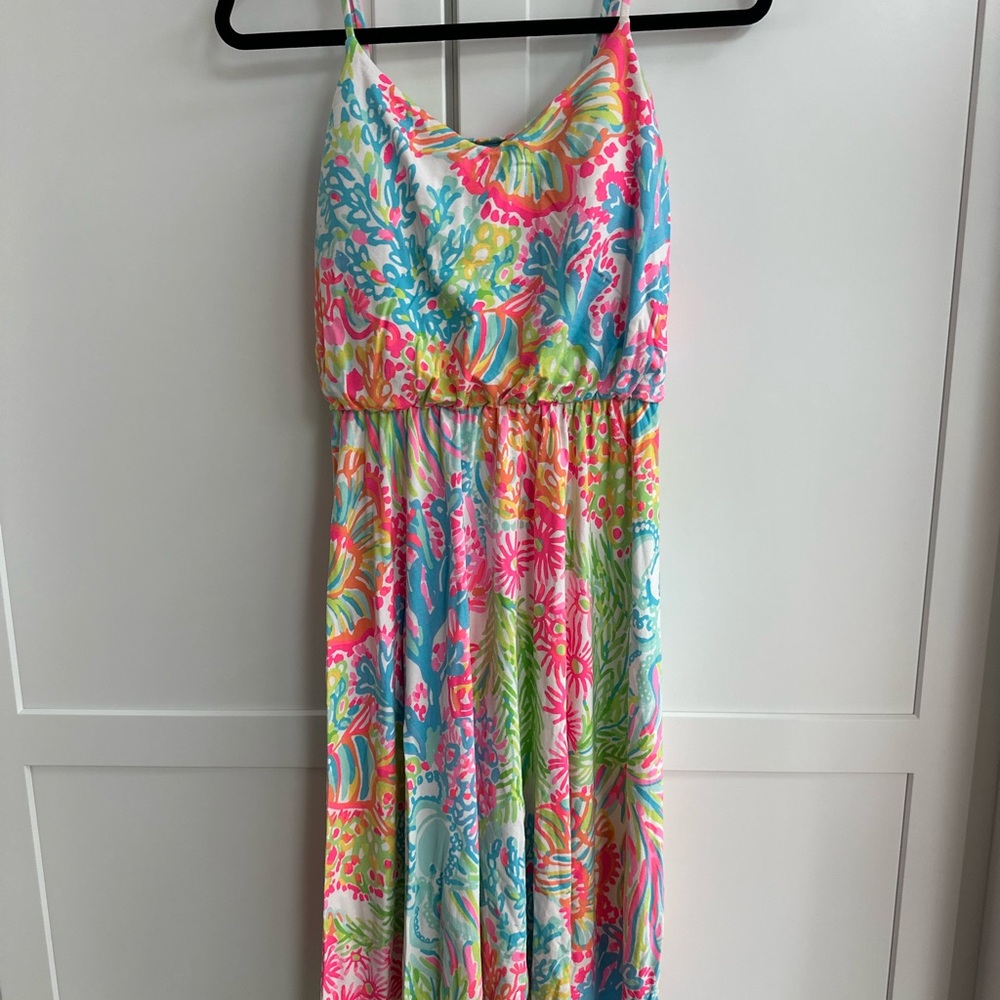 Lilly Pulitzer Vibrant Tropical Print Top